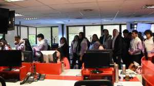 La escuela en el Diario RÍO NEGRO: alumnos de Regina recorrieron la redacción y rotativas