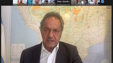 El encuentro se desarrolló vía zoom este martes. Foto: Gentileza. 