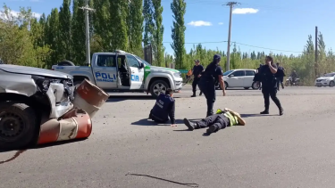 El operativo se realizó ayer y culminó en Cipolletti. Foto gentileza