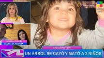 Imagen de Video | Duro relato del papá de uno de los niños que murió aplastado por un árbol, en el parque Lanín