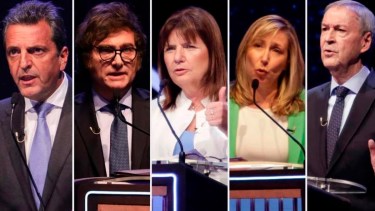 Milei, Massa, Bullrich, Bregman y Schiaretti esperan en sus bunkers los boca de urna y escrutinio provisorio. 