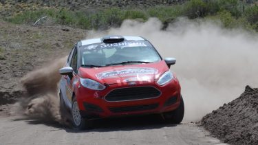 Santiago Ibáñez sigue al frente en el Rally de Las Coloradas. (Foto: Omar De Los Santos)
