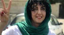 Imagen de Premio Nobel de la Paz 2023 para la activista iraní Narges Mohammadi, que está presa