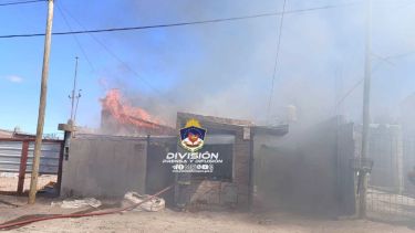 Se desconoce por ahora qué originó el incendio en el oeste de Neuquén. Foto: Gentileza 