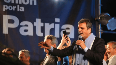 Sergio Massa, candidato de Unión por la Patria, revirtió el  resultado de las PASO y relegó a un segundo lugar a La Libertad Avanza con Javier Milei.  Foto gentileza. 