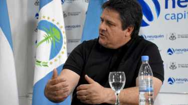 El intendente de Neuquén capital, Mariano Gaido (MPN) está a favor del voto por Massa para el balotaje (foto Matías Subat) 