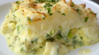 Animate a este pastel de papa y pescado