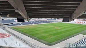Cómo está el césped del Monumental después de los recitales