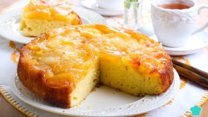 Torta invertida de manzanas súper húmeda, un clásico de la región