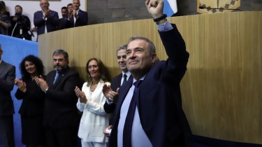 Recibieron su diploma el gobernador electo Alberto Weretilneck y el vicegobernador Pedro Pesatti.
Foto: Marcelo Ochoa