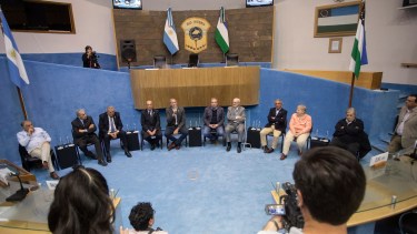 El acto por los 40 años de democracia se realizó en la Legislatura Foto: Pablo Leguizamon