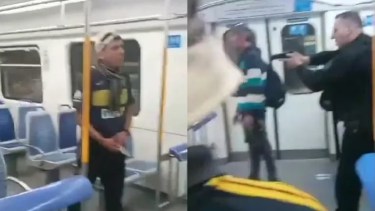 Un hincha de Boca fue detenido por amenazar a un policía con un cuchillo en tren Roca