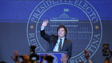 Javier Milei, presidente electo de la Nación. 