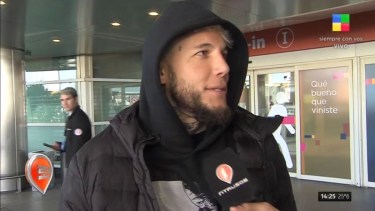 Alex Caniggia regresó al país y tomó partido en la pelea familiar