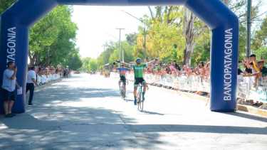 Lucas Gaday de Tiziano Competición ganó la primera etapa. (Foto: Gentileza Mario Villasuso)