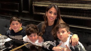 Antonela Roccuzzo y un mensaje especial a su hijo mayor, Thiago Messi