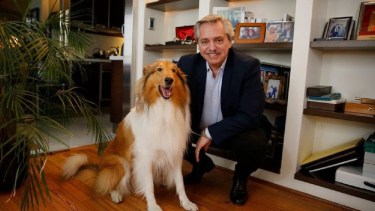 Dylan fue el gran compañero perruno de Alberto Fernández durante su gestión presidencial.-