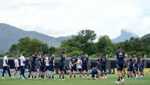 Copa Libertadores: Boca tuvo su primera práctica en Río de Janeiro de cara al partido con Fluminense