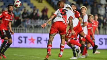 David Martínez puso el 2-2 con un cabezazo en el amistoso internacional.