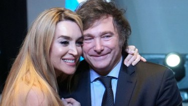 Fátima Florez estuvo en los festejos con Javier Milei, y descartó todos los rumores a su alrededor.-