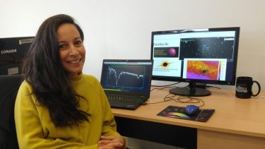 Anahí Granada es investigadora de la Universidad Nacional de Río Negro (UNRN) en astronomía.

