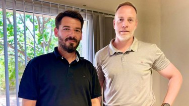 Rodrigo Buteler junto a Sebastián Caldiero, quien estará al frente de Legales. 