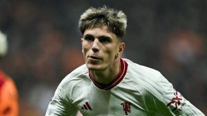 Garnacho, blanco de críticas en prensa alemana: lo catalogaron como el &#8216;holigan del Manchester&#8217;