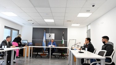 En la audiencia el juez determinó la culpabilidad del colectivero // Foto: Marcelo Ochoa