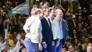 Sergio Massa en Río Negro: un pedido de unidad y el ejemplo de Figueroa y Weretilneck