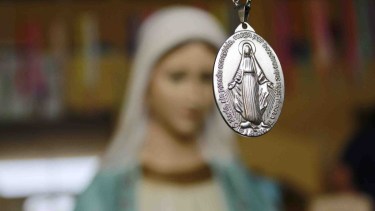 La Virgen María es considerada la llena de gracia.-