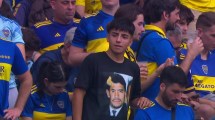 Imagen de Video | El llamativo gesto de Benjamín Agüero sobre el Kun en la previa de Boca – Fluminense