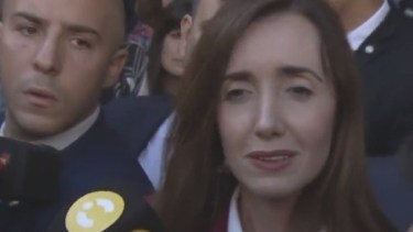 El encuentro duró cerca de una hora, en las oficinas de la actual vicepresidenta. Foto: Captura. 