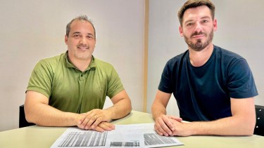 Rodrigo Buteler junto a Paul Fracchia. Foto: Gentileza.