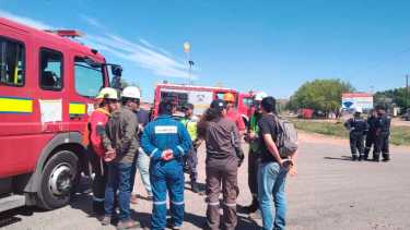 Video: se levantó el corte de Ruta 7 en Añelo tras el simulacro en Vaca Muerta