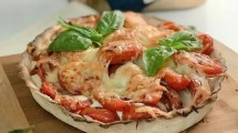 Imagen de Tarta caprese con masa casera libre de gluten