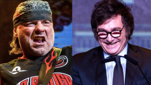 «Ojo Milei»: Chizzo de La Renga cruzó al presidente electo en medio de su show en Ushuaia