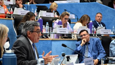 El legislador Alejandro Marinao cuestionó la modificación del reparto de regalías mineras. Foto Marcelo Ochoa.