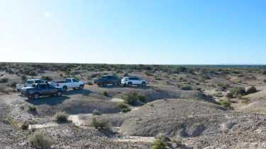 El auto fue encontrado en Paso Córdoba luego hallaron a la mujer. Foto: Juan Thomes.