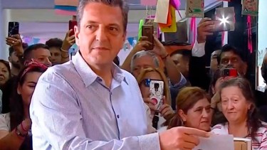 Sergio Massa, candidato Unión por la Patria. 