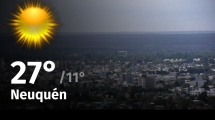 Imagen de Clima de hoy, jueves 23 de noviembre de 2023, para la ciudad de Neuquén