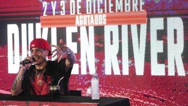 "Para mí River es como tratar de demostrarle a la gente cuánto maduré, cuánto mejoré, cuánto me desarrollé", dice Duki.  (Foto: Agencia Télam)