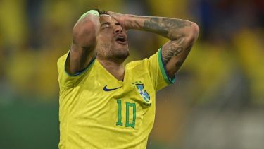 Neymar continúa lesionado y no será parte del plantel de Brasil para la Copa América 2024. Archivo