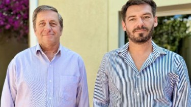 Aldo Mildemberg junto a Rodrigo Buteler. Foto: Gentileza.