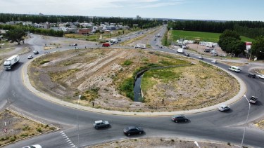 Buteler recorrió los ingresos a la ciudad. Foto: gentileza