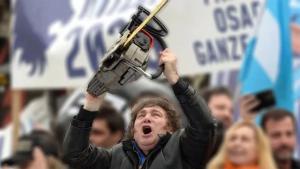 Milei y un mensaje a favor de «la motosierra para acabar con el populismo en Boca»