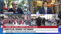 Imagen de Eduardo Belliboni y Feinmann se cruzaron tras la marcha piquetera: «Me aburro de sus editoriales»