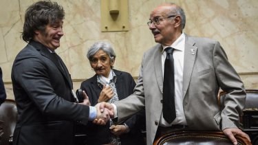 Luis Di Giácomo conoce al presidente Javier Milei por haber compartido en la Cámara de Diputados. Ahora es el nexo de la Provincia con el Ejecutivo nacional. Archivo