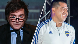 Milei apuntó contra Riquelme por los abucheos que recibió en las elecciones en Boca