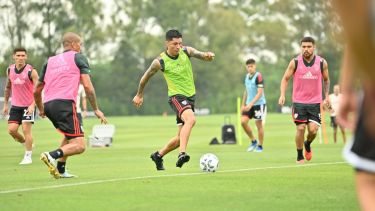 Enzo Pérez, cerca del adiós, después de un ciclo brillante. (@RiverPlate)