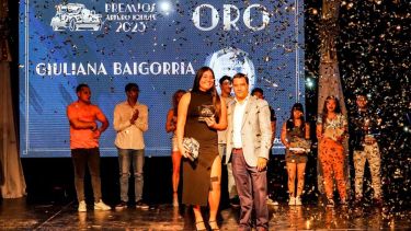 La atleta zapalina ganó el premio mayor por tercer año consecutivo. (Municipalidad de Zapala)